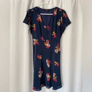 Floral Navy Dress